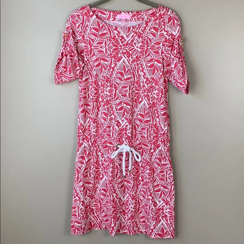 Lilly Pulitzer Pink and White Dress